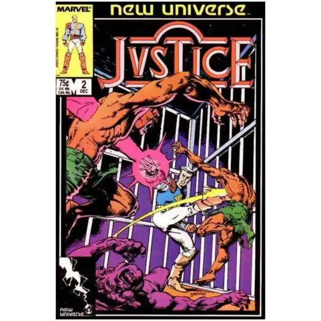 Justice (1986 series) #2 in Very Fine + condition. Marvel comics [b/