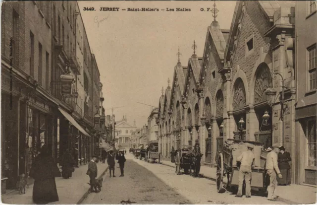 PC UK, CHANNEL ISLANDS, JERSEY, SAINT HÉLIER'S, Vintage Postcard (b27338)