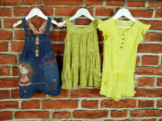 Girl Bundle Age 18-24 Months Next Zara Dress Playsuit Dungarees Summer Lace 92Cm