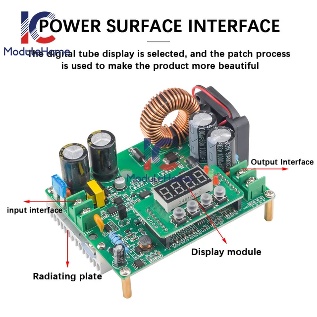 10 Pcs DC-DC Buck Converter Module - 6-24V Input To 5V 3A Output, USB Charger Module For 12V/20V Systems - View #3