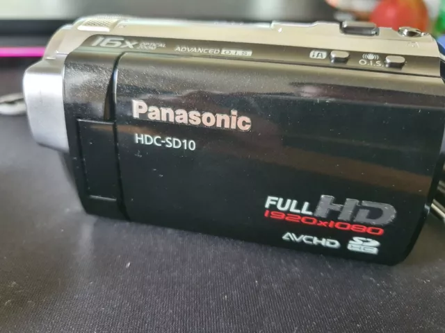 Panasonic HDC-SD10 HD Video (1920x1080) Camcorder, Extra Battery, Boxed.