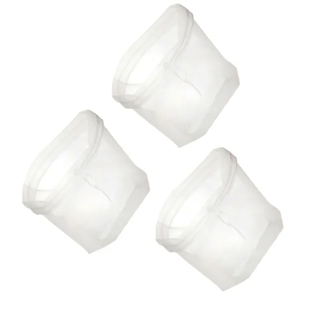 3 piezas Bolsa de filtro de jugo de fruta Bolsas de preparación fría Colador de yogur café leche de soja