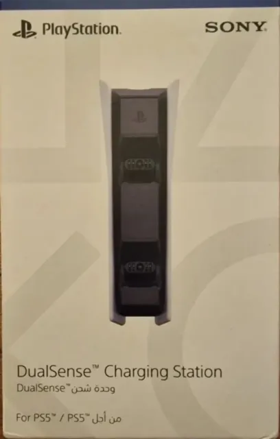 Genuine Sony DualSense Controller Charging Station - White/Black New & Sealed