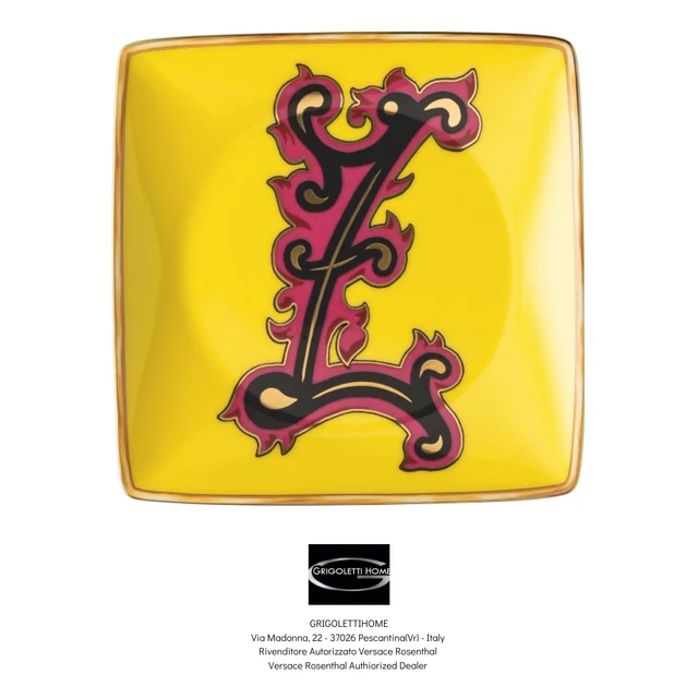 Versace Rosenthal - Holiday Alphabet - Z - Untertasse / Tasse CM 12 -