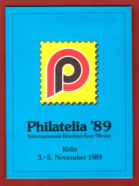 Philatelia 1989 ** Internationale Briefmarken Messe ** 6 Belege * Siehe Scann