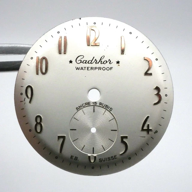 Cadran De Montre LORSA 237 - Diamètre 23.60 à 27.70mm - Chiffres Arabes - Occasion Pour Horlogerie