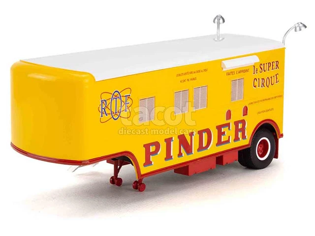 DUTHY 43 REMORQUE titan dortoir du cirque Pinder 1/43eme EUR 159,90 - FR