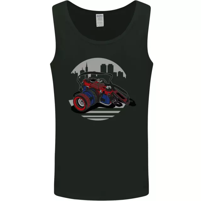 Superhero Camera Photography Photographer Mens Vest Tank Top