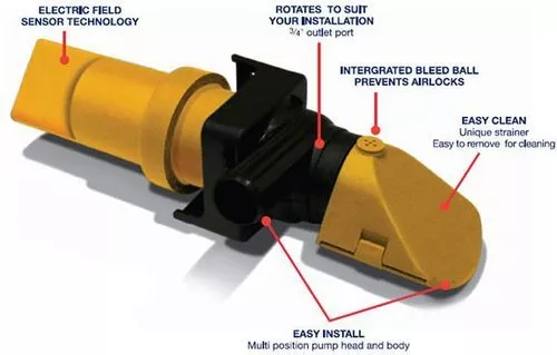 Whale Supersub Smart automatische Bilgenpumpe  Lenzpumpe Neu für enge Bilgen 3