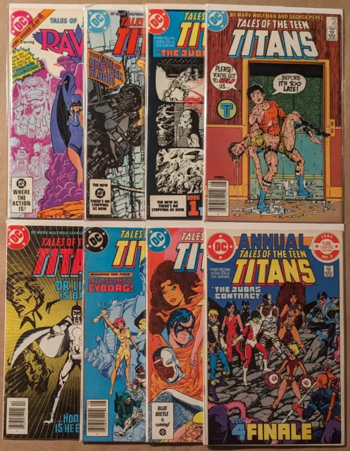 Tales of the Teen Titans lot of 8 comics