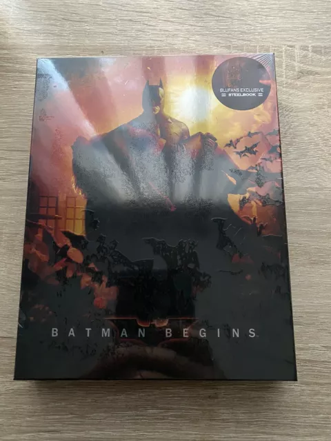 Batman Begins Blufans Exclusive Steelbook Fullslip- Bluray