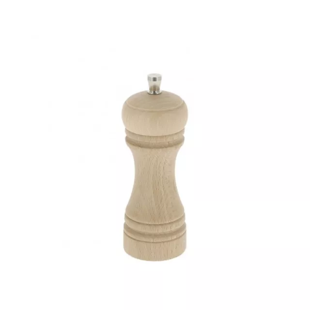 Moulin A Sel Marlux Java 14 Cm - Bois Clair Hetre Naturel