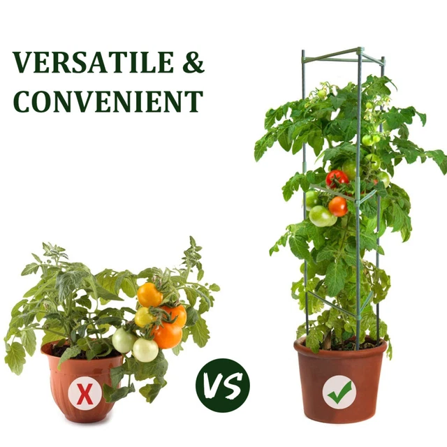 PLASTIC PLANT STAKES Expandable Vegetable Trellis Connectors £7.59