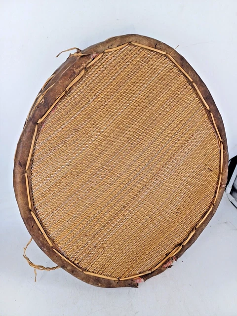 Ancien Jeu De Backgammon En Bois Massif Ciré - Dimensions 53x35x8 Cm Fermé - Gobelet En Cuir Inclus - Vintage France