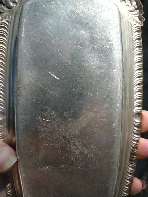 Vintage Silver plated Butter Dish Sheets R-S-CO #1875