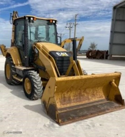 2017 Caterpillar 420F2 Enclosed Wheeled Loader Backhoe 420
