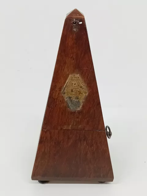 Vintage J.T.L Maelzel Wooden Wind Up Metronome (Working) - G111