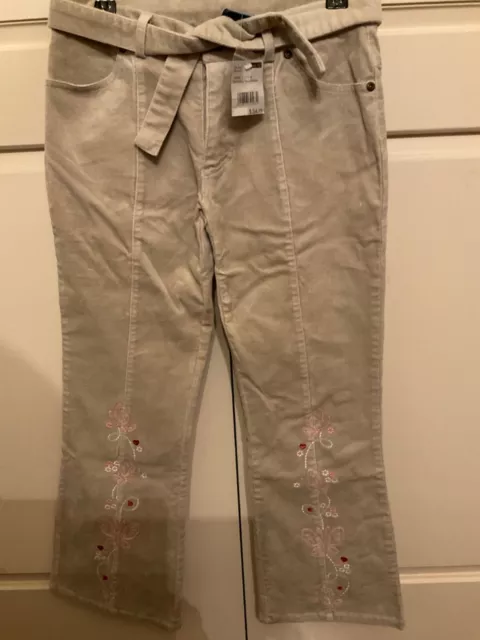 Pumpkin patch vintage flared pants girls size 10 Brand New with tags