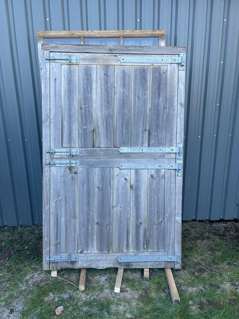 Reclaimed wooden stable doors