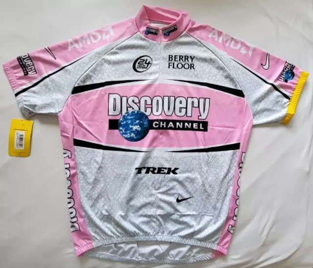 Lance Armstrong Giro d'Italia rosa Trikot 2005 Discovery Channel Gr. L Nike Neu
