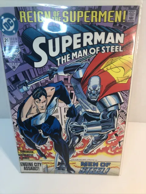 SUPERMAN The Man of Steel # 26. Oct 1993. Reign of Supermen.