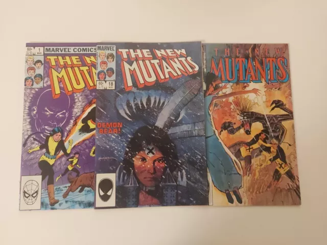 New Mutants Marvel Comic Book Lot!