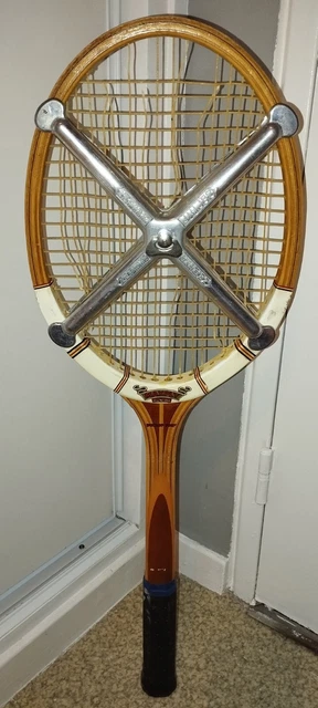 Pince à cravate pour raquette de tennis vintage des années 50