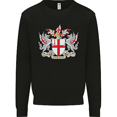 London Coat of Arms St Georges Day England Mens Sweatshirt Jumper