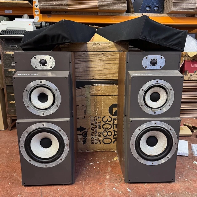2 Caches D'enceintes LEAK 2030 – Originaux – Pour Enceintes Vintage – Hifi