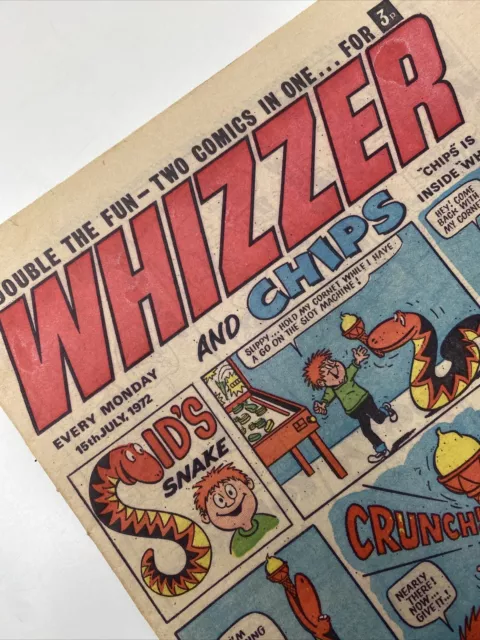 WHIZZER AND CHIPS Comic - 15th July 1972 - Vintage Nostalgic Gift