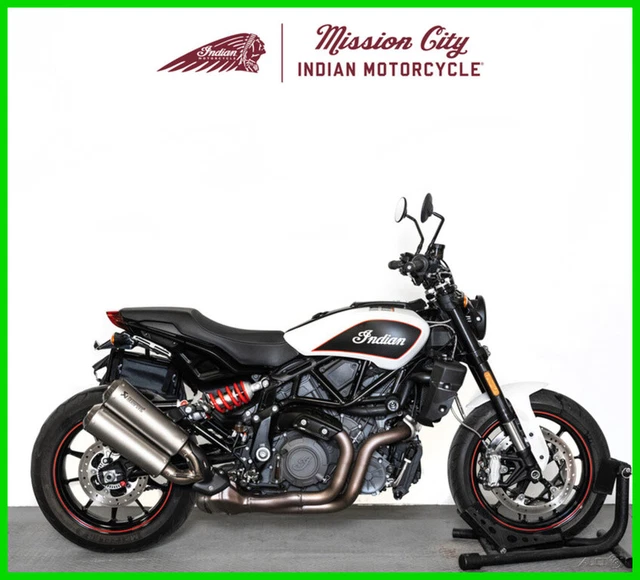 2022 Indian FTR S White Smoke