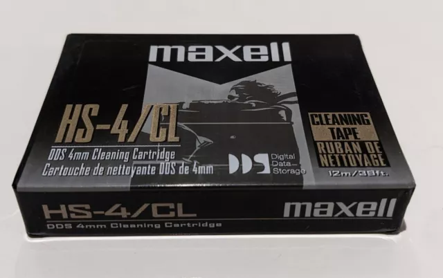 MAXELL HS-4/GL DDS 4MM Cleaning Cartridge