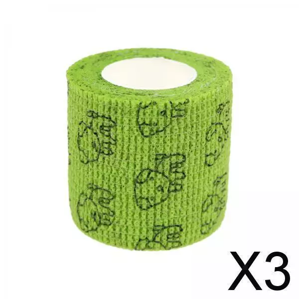 3X Self Adhesive Elastic Bandage Cohesive Bandages Strain Pet Sports Wrap Tape