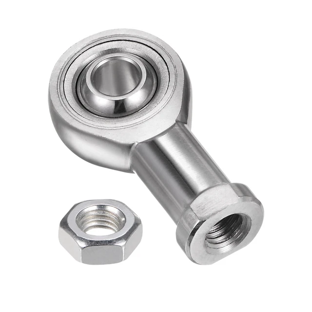 SSI8T/K 8mm Rod End Bearing M8x1.25 Female Right Hand Thread, Cast Iron Rod End