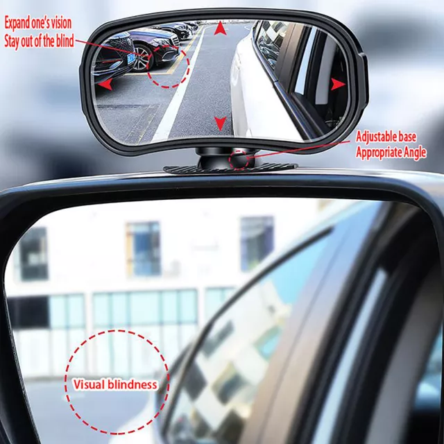 1pc 360 Degree Adjustable Wide Angle Side Rear Mirror Blind Spot Rearview Mirr s 2