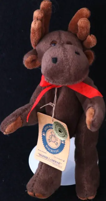 Baby Boyds Bears 517030-05 Maddie LaMoose Brown Plush Moose Stuffed 7" Animal