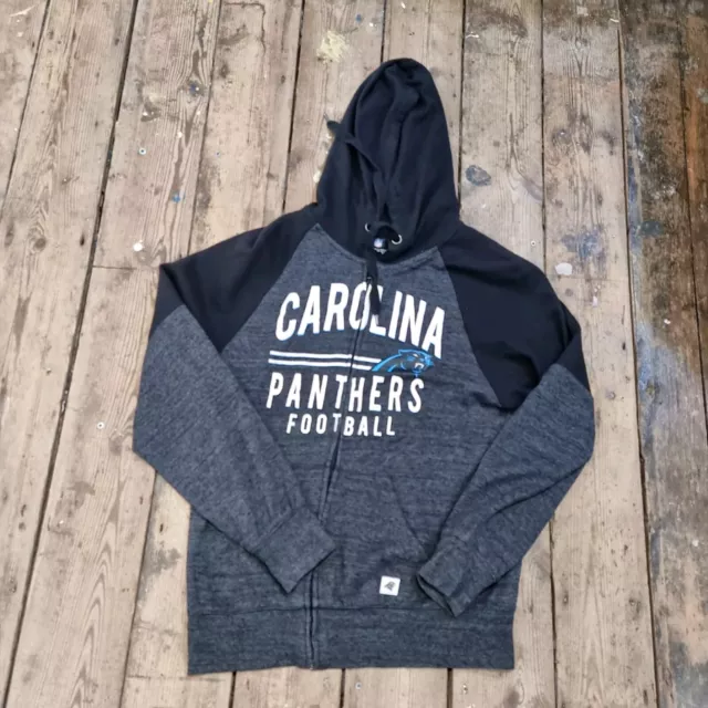 Nfl Team Apparel Carolina Zip Up Hoodie Size M