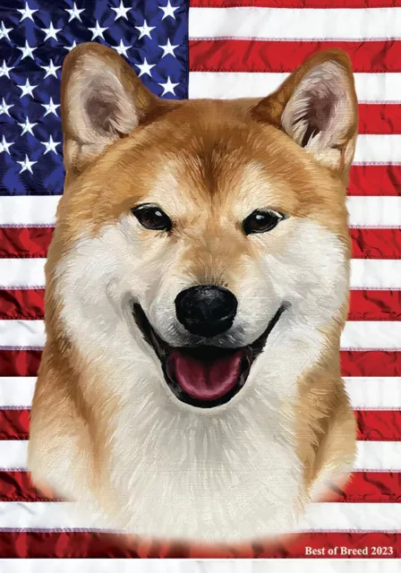 Shiba Inu All-American III Flag