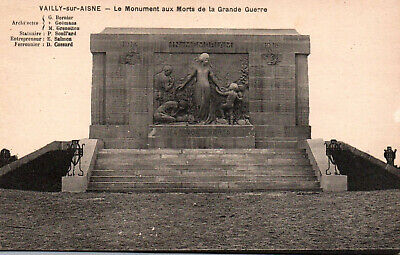 CPA 02 - VAILLY-SUR-AISNE (Aisne) - Le Monument aux Morts de la Grande Guerre