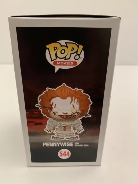 Funko Pop Movies #544 Pennywise with Wrought Iron FYE Exclusive It Horror Movie 2