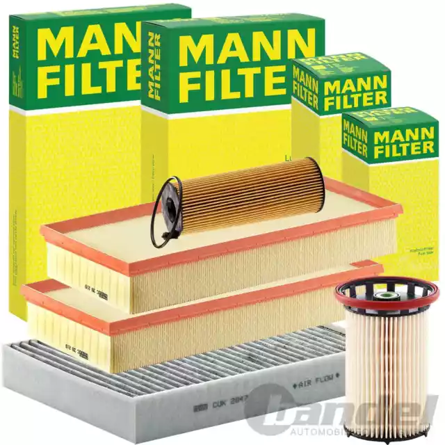 MANN FILTER FILTERSET passend für 4.2 d PORSCHE CAYENNE 92A VW TOUAREG 7P5,7P6