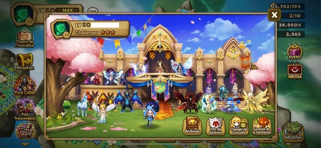 Compte Summoners War (EU) - Laima (111 6* - 62 5nats)