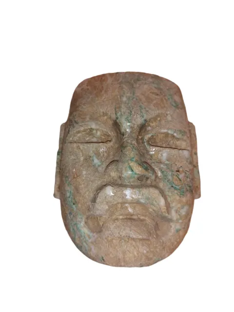 Pre-columbian Olmec Jade Mask