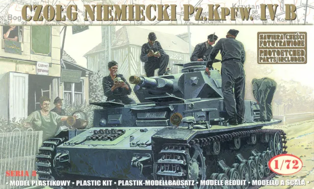 Mirage Hobby 72852 - 1:72 German Tank Pz.Kpfw.IVB'21 Panzerdivisio (neu) 1943
