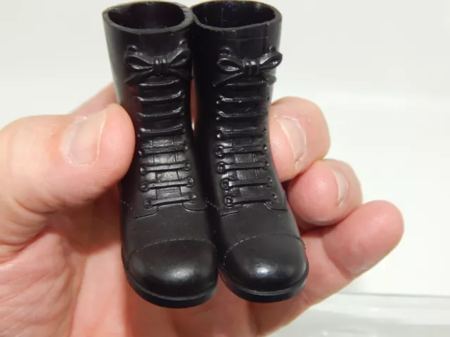 Gi Joe   Vintage First Issue Tall Black Rubber Boots   Nr.mint Still Soft