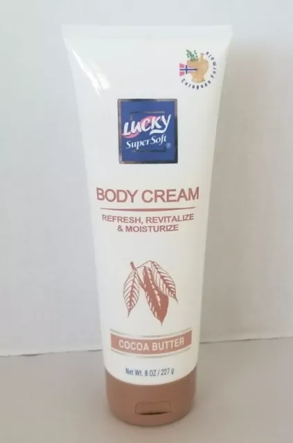 Lucky Super Soft Body Cream - Cocoa Butter - 8 oz (227 g)