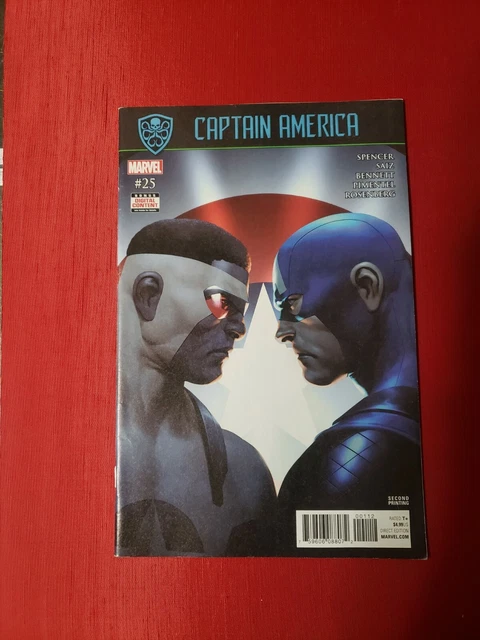Captain America 25 2nd Print Secret Empire Sam Wilson iron man hologram