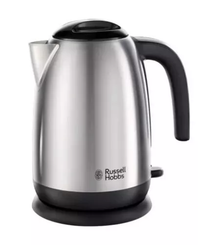 Russell Hobbs Bollitore in acciaio inox, manico aperto, 1,7 L