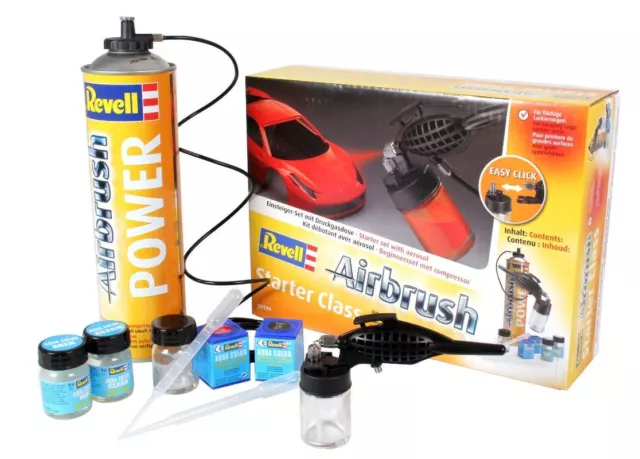 Revell 39196 Komplett Set Starter Class Airbrush für Einsteiger Neu