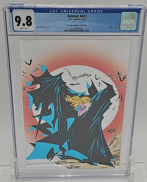 Batman #423 2022 DC Comics Todd McFarlane Fan Expo Special Foil Variant CGC 9.8